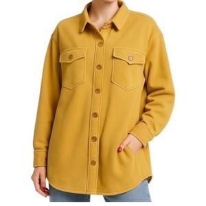 Avec Les Filles Mustard Yellow Blazer